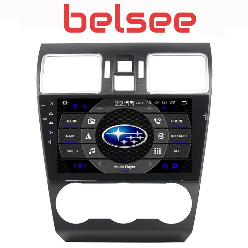 Perfect Belsee Car Multimedia Radio Player Android 9.0 Head Unit Stereo 8 Core PX5 for Subaru WRX XV Forester 2013 2014 2015 2016 2017 0