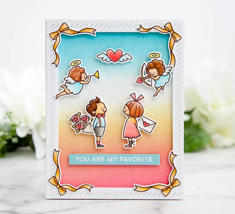 

Love Cupid Transparent Clear Stamps/Seal for DIY scrapbooking/photo album Decorative stamp sheets