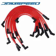 Красный 10,5 мм JDMSPEED гоночный набор проводов зажигания подходит для Ford 5.0L 5.8L, SB SBF 302