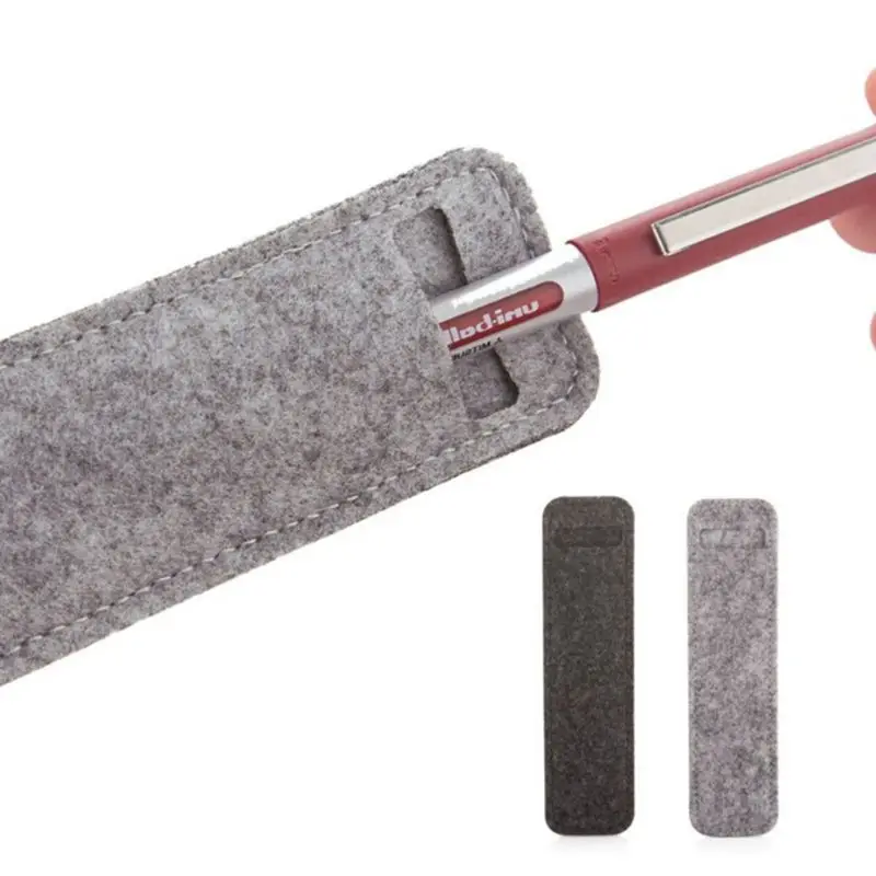 

Pen Pencil Case Bag Holder Protective Pouch Felt Storage Bags Gift Stationary