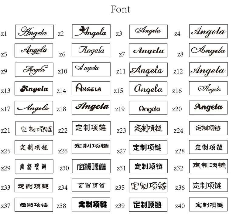 font