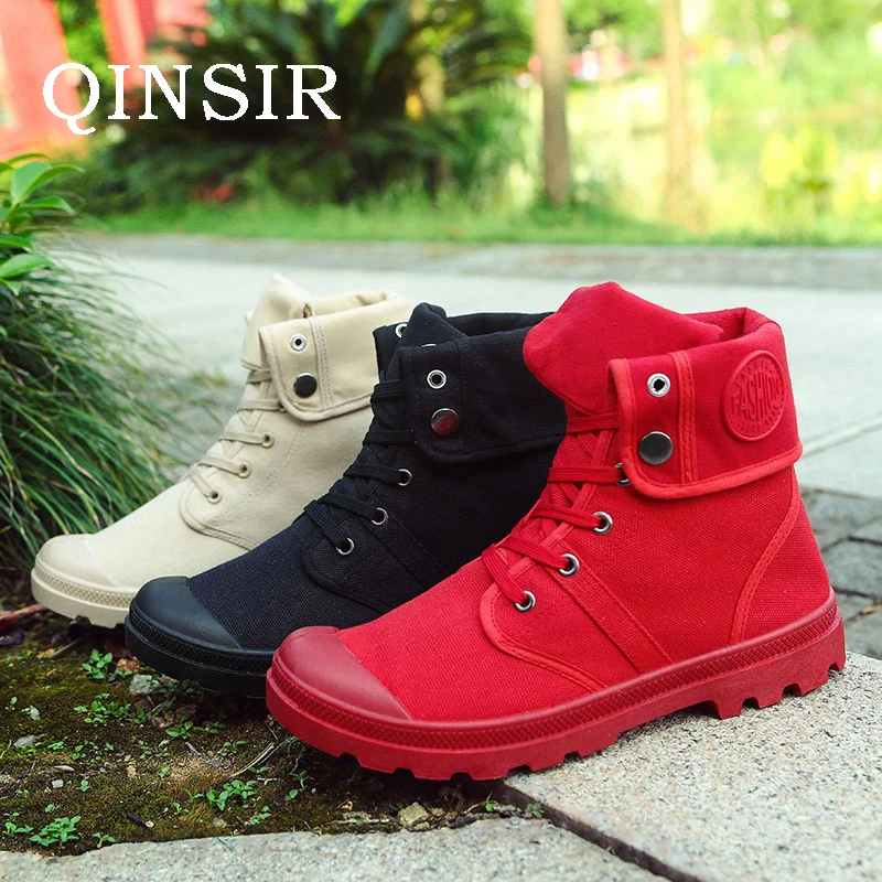 canvas boot shoes