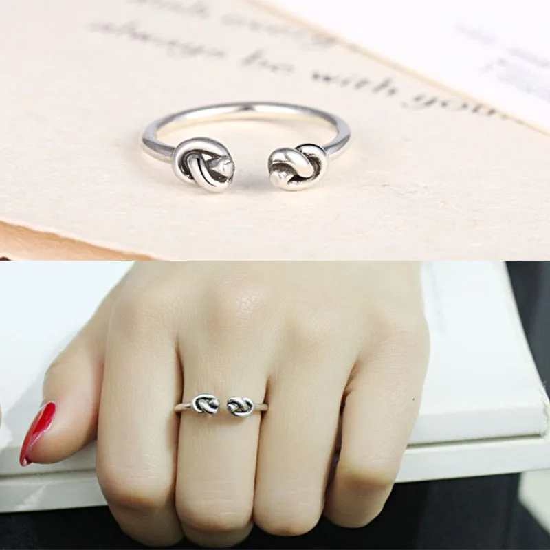 

2019 Bijoux Fashion 925 Sterling Silver Bow Rings For Women Ladies Luxury Wedding Jewelry Finger Statement Rings Anillos