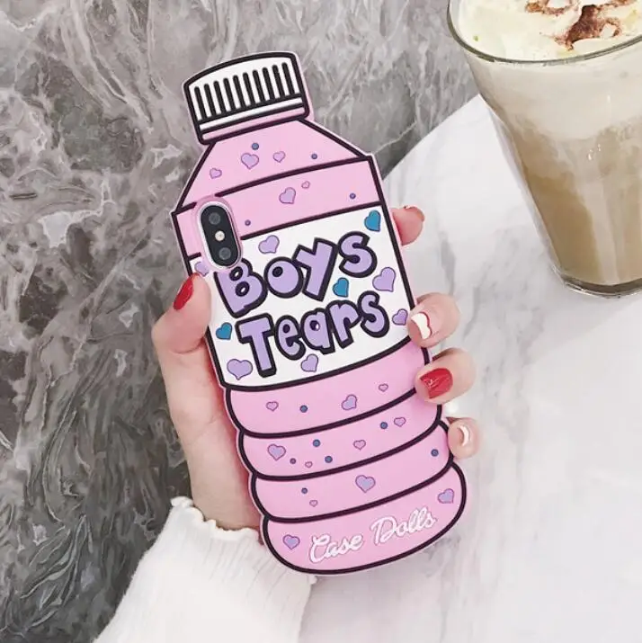 Маска Goon «Boys Tears» Vibes спрей ручной сотовый телефон куклы силиконовый чехол для iPhone 11 Pro Max X XS XR 6 6S 7 8 Plus - Цвет: 2