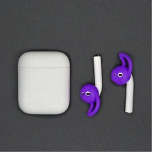 For Airpods Wireless Bluetooth Headset Silicone Ear Cap Apple 2nd Generation Headphone Cover Anti-slip Sports Ear Silicone Case