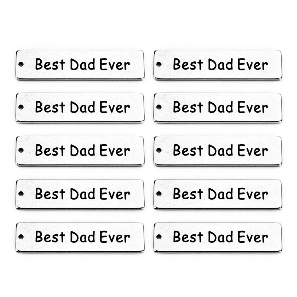 T0042A,best dad ever10X40mm