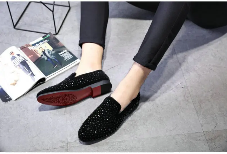 Men's Casual Shoes' Shoes Men Black Slip-On Summer Shoes Men Slip Mens Loafers Mens Loafers Flats Driving Shoe Size 46 47 48     (4)