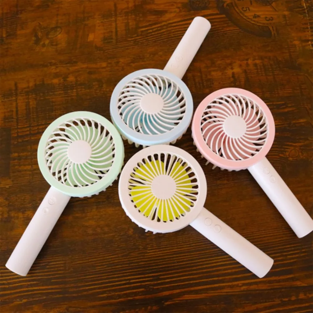 Verano de Ventilador USB tamaño portátil Mini Ventilador de refrigerador recargable mano Ventilador de la Oficina para el hogar mejor regalo