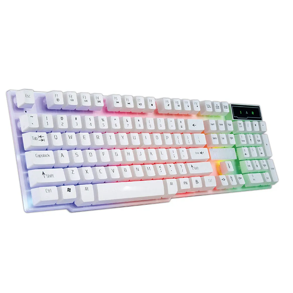 Белые Игровые Клавиатуры С Подсветкой Купить