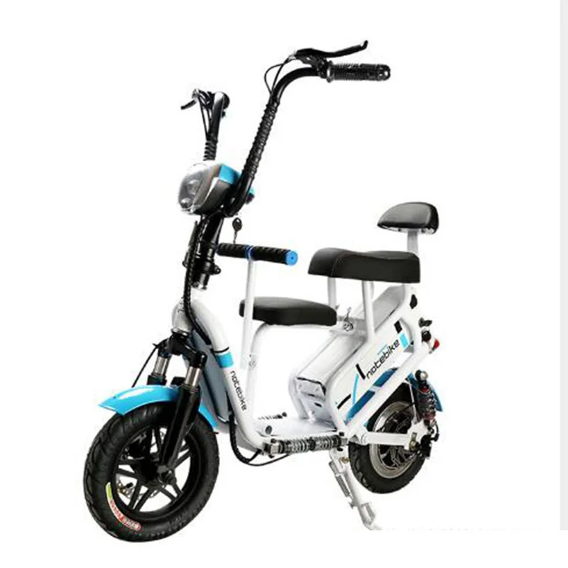 Sale Parenting Electric Bike 48V 250w 16AH Cycle Lithium Battery Electric Bicycle Front and Back Disc Brake Double Seat Ebike 0