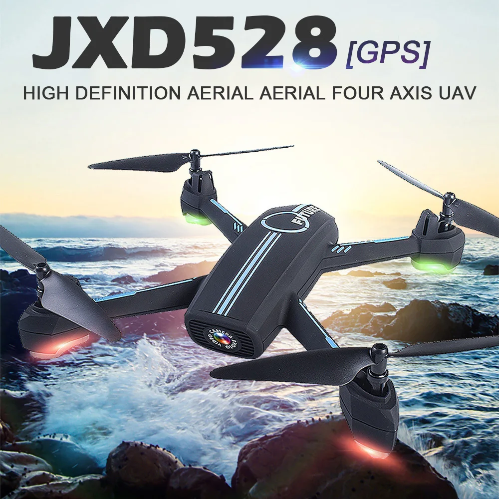 JXD528 RC Drone с 720P HD камерой GPS положение WIFI FPV Quadcopter следующий режим удержания высоты