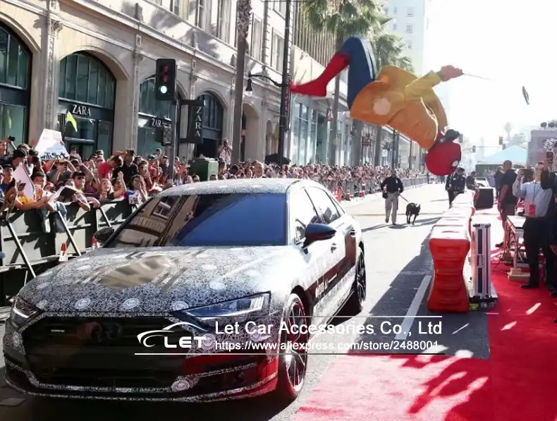 Terbaru Mobil Styling Spider Man Film Vinil Kamuflase Mobil Stiker
