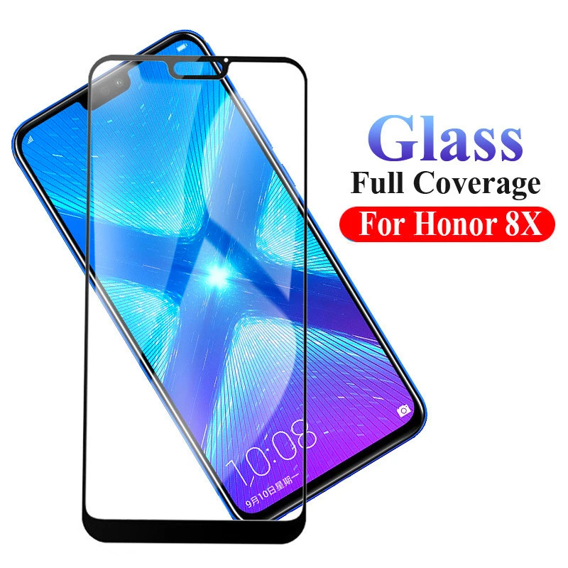 

Huawei Honor 8 Lite 8C Tempered Glass Full Cover Screen Protector for huawei honor 8x Glass Tempered Protective Film Cover Case