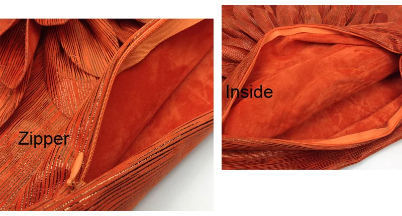 orange inside zipper