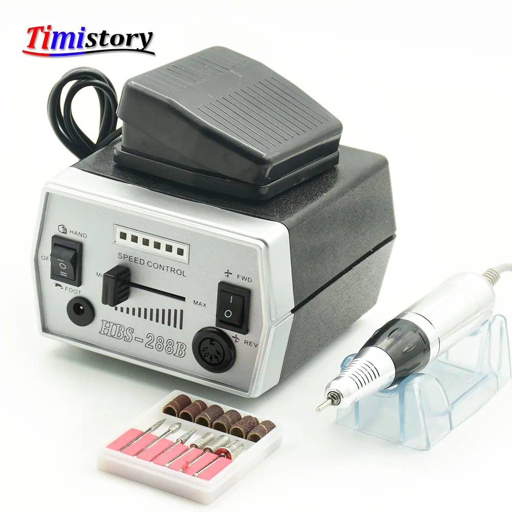 

Electric Nail Drill Machine 15W 30000RPM Pro Diamond Nail Cutter Bit Pedicure Maniure Machine Nail Drill Bits Nail Polisher Tool