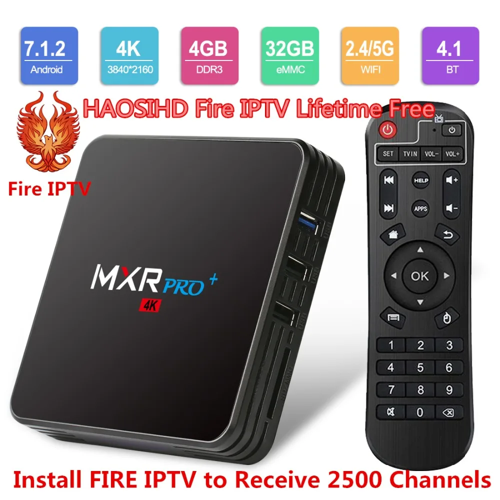 

MXR PRO tv box android 7.1 with FireTV box best Italian iptv 2900+ live & vod Europe Germany Turkey Adult xxx 18+ media player