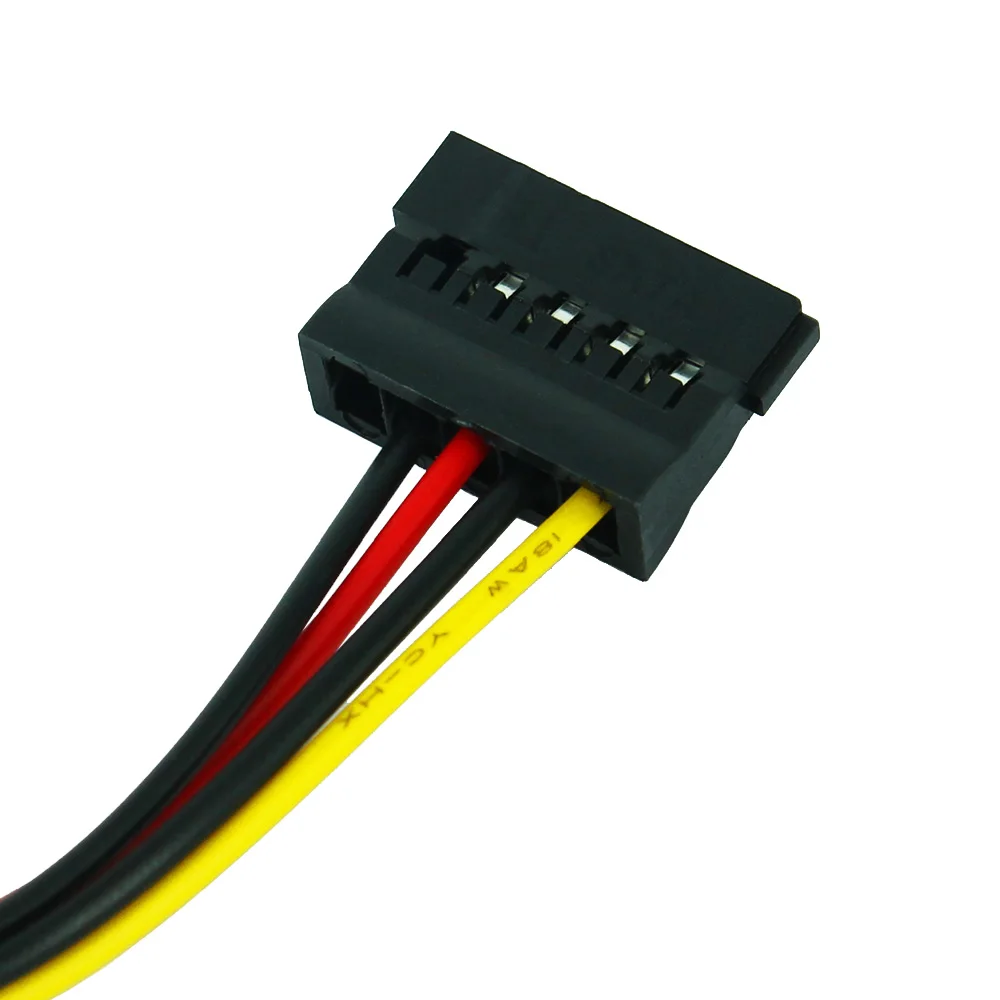 Кабель питания JONSNOW IDE/Molex/IP4/4 контактный штекер на гнездо SATA 15 разъем конвертер