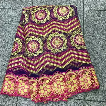 

Best selling african cord lace wine High quality french lace with plenty stones or African lace fabric for nigerian lace X330-2