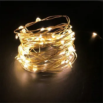 

16.4ft 5M 50 led battery led string light 3AA Battery Operated Copper String Fairy Light For Party Wedding Christmas