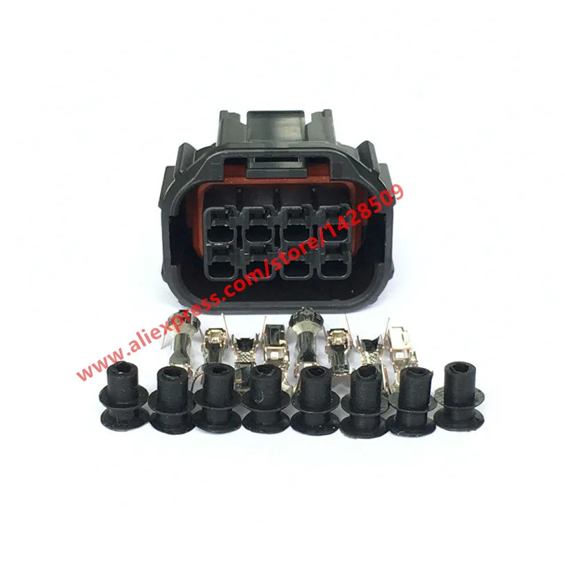 20 Sets 8 Pin Female Waterproof Connector LED Headlight Speaker Plug 6189-7423 For Honda Civic Odyssey XRV VEZEL | Обустройство дома