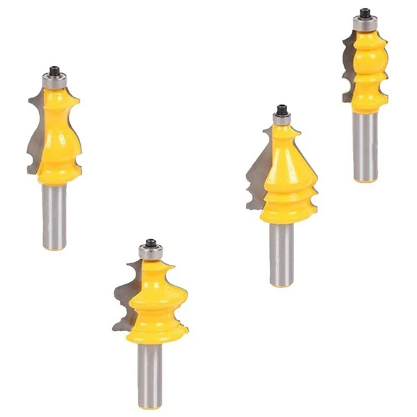 

GTBL Casing&Base Architectural Molding Router Bit Set-1/2 inch Shank Woodworking
