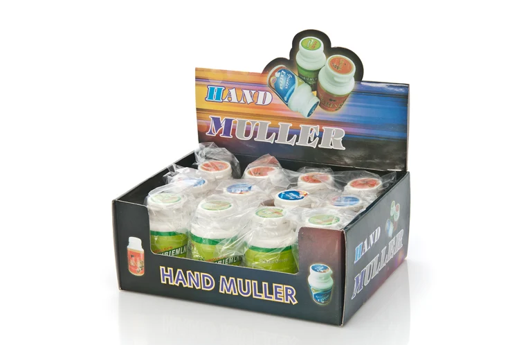 

(12 Pieces/lot )Chewing Gum Bottle Herb Grinder Plastic with Metal Tobacco Smoking Spice Pollen Crusher Cheap Wholesale Grinder