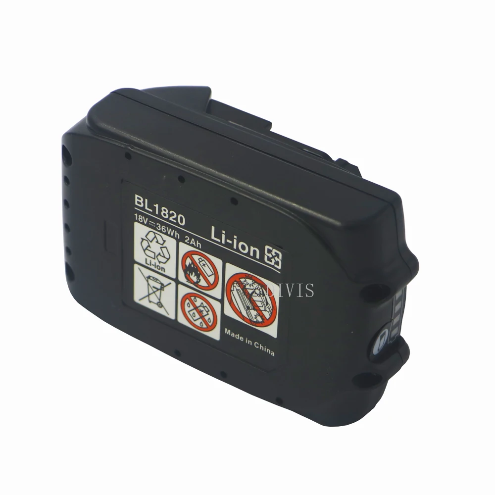 Günstige 2 3 stücke neue 2000 mAH 2.0AH 18 V BL1820 für Makita BL1820B 2 BL1830 BL1815 mit LED Gauge Universal li ion batterie bohrer Sah LXT