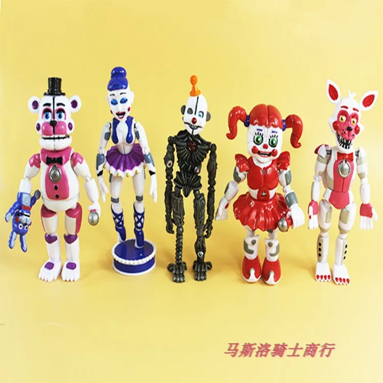 FNAF Five Nights At Freddy's figure toys Funtime Фредди Фокси сестра расположение Фредди баллора цирк подвижные игрушки