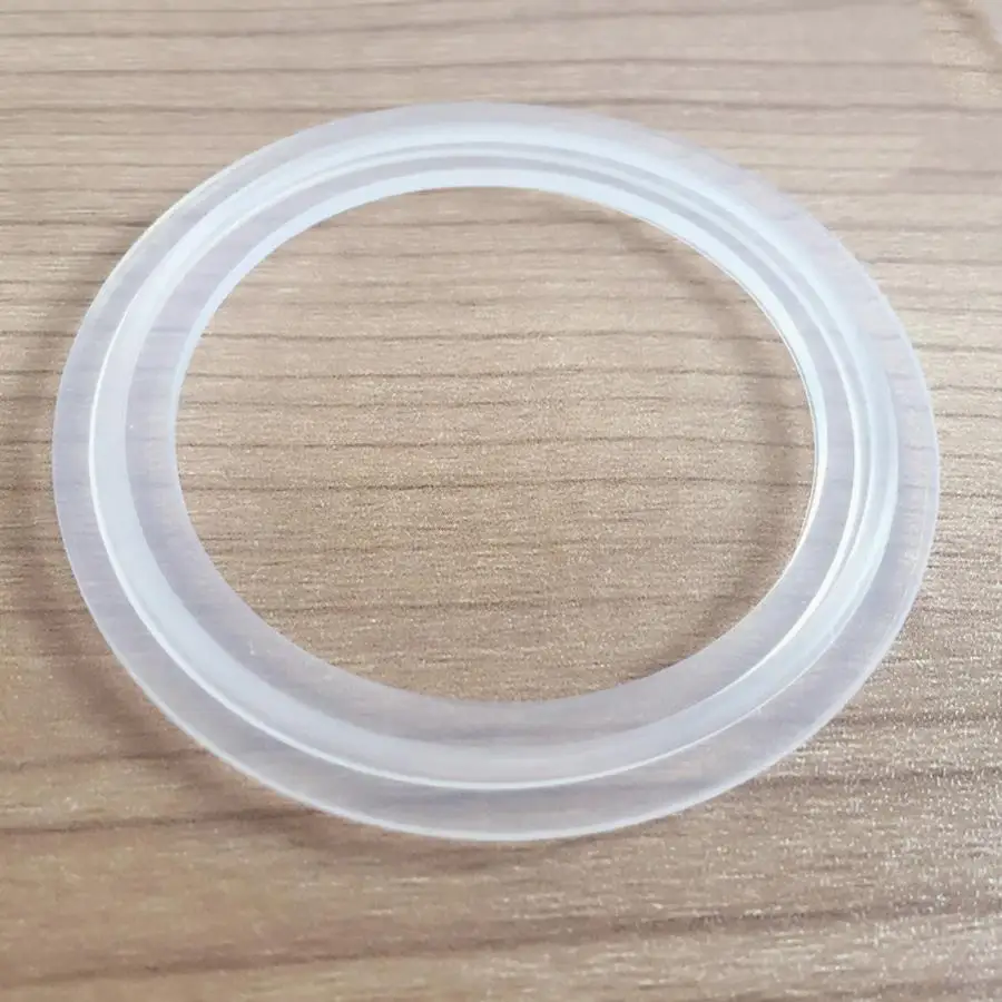 

Fit 25mm 1" Pipe OD 1.5" Tri Clamp Sanitary Transparent Silicon Sealing Gasket Strip Homebrew For Diopter Ferule