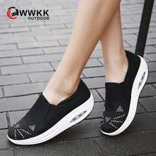 WWKK/женские кроссовки; коллекция года; модная прогулочная обувь на платформе; женская повседневная спортивная обувь на массивном каблуке; zapatillas mujer