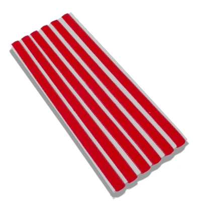 Спортивная эластичная повязка на голову Софтбол резиновая пластиковая силиконовая повязка для волос повязка на голову резинка для волос - Цвет: Red