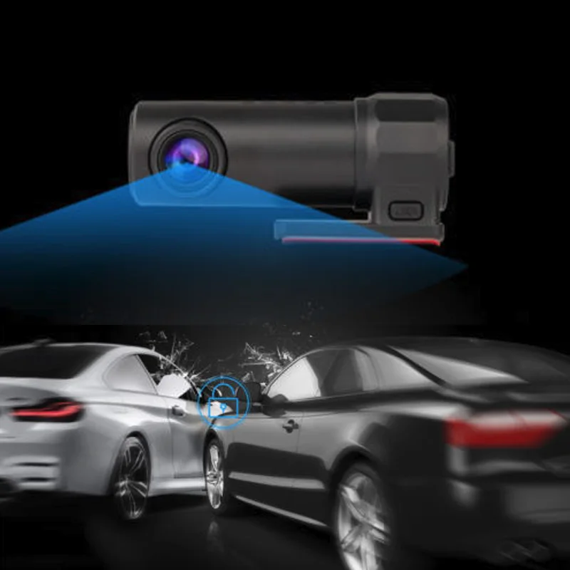 Mini 1080P HD Car Camera DVR Dash Cam Recorder with WiFi G-sensor Parking Mode Loop Recording Car Electronics Accessories