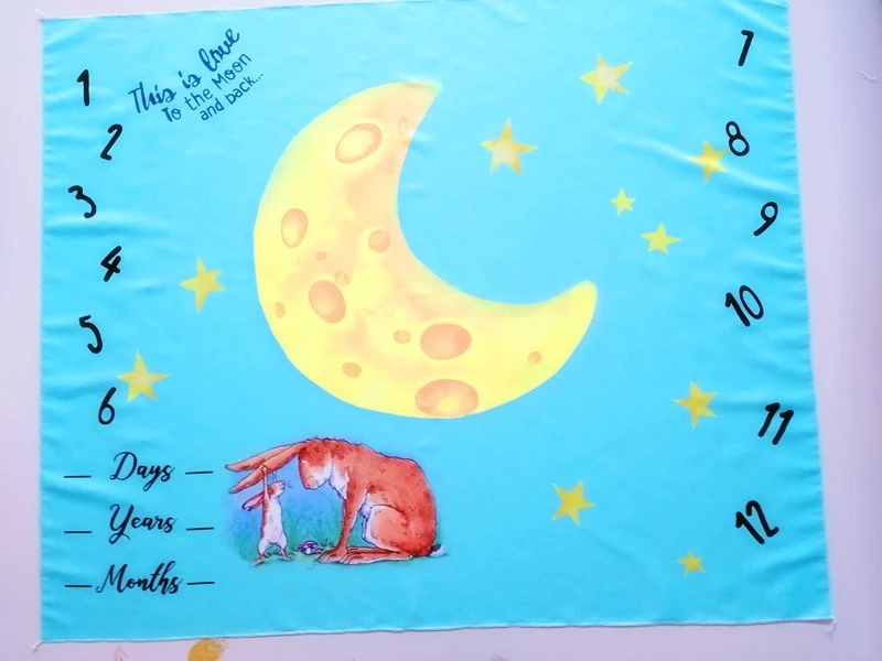 Cute Multi-Function Baby Play Mats Infant Portray Blanket Bed Room Wall Decor  Background Blankets Baby Milestone Photo Props