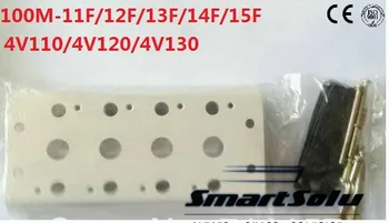 

11 - 15 Station Airtac Solenoid Valve Manifold With Screws & Rubber 100M -11F -12F -13F -14F -15F Valve Base Board