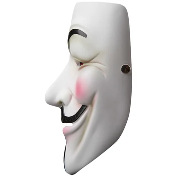 

V for Vendetta Anonymous Guy Fawkes Resin Cosplay Mask Party Costume Prop Toys