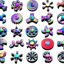 Пальца гироскоп цинковый сплав вакуум прядильных машин Рокер Металл Радуга прядильных машин анти-беспокойство игрушки для spinn