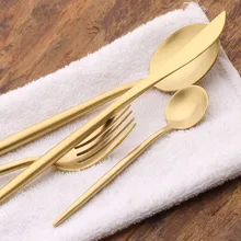LEKOCH Gold Besteck Set Edelstahl Besteck Goldenen Besteck Sets Dinner Messer und Gabel Löffel Set Geschenk Besteck Sets