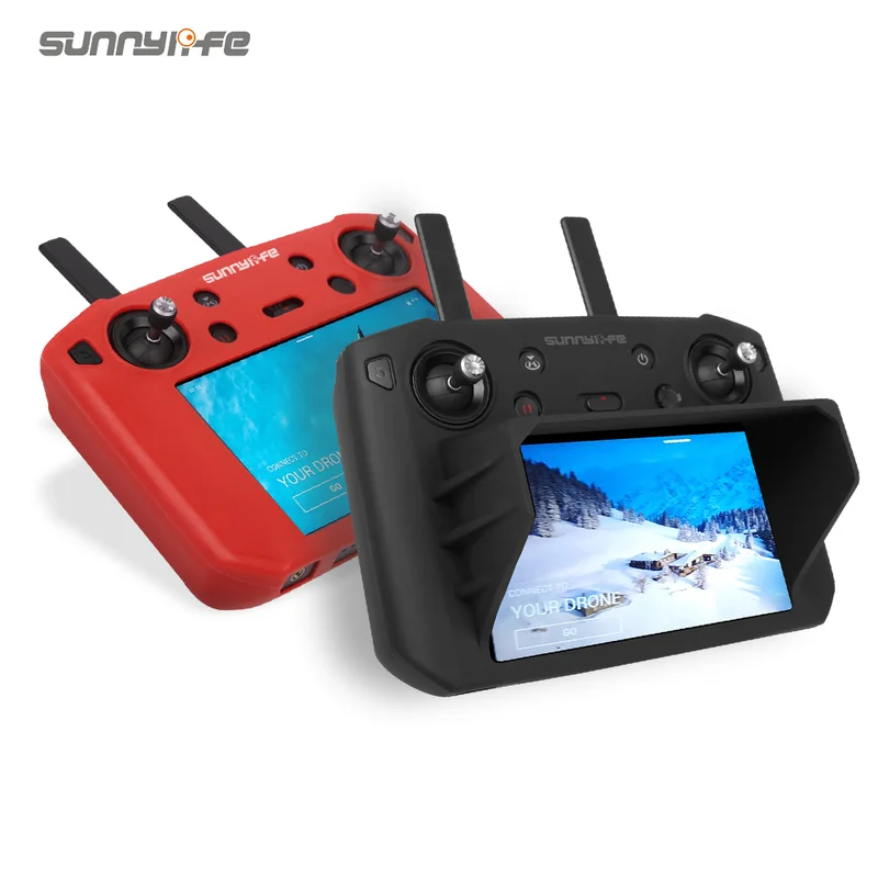 Для DJI MAVIC 2 Pro Smart контроллер Дрон аксессуары защитный чехол силиконовый чехол с солнцезащитным колпаком для DJI Smart контроллер