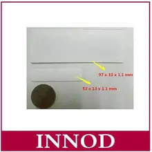 Гибкий эластичный короткий диапазон считывания 10 см-2 метра ультра тонкая металлическая бирка rfid мягкая наклейка пассивная антиметаллическая uhf rfid бирка