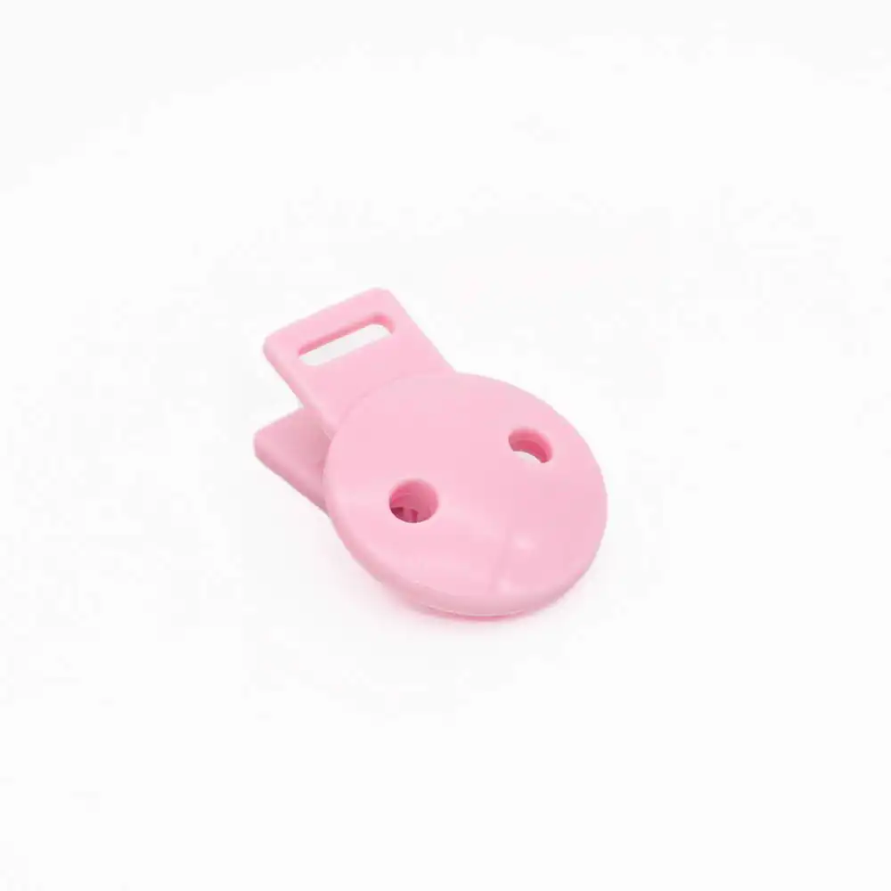 SUTOYUEN 5 шт. круглая головка пластиковые соски зажимы с захватом зубов для DIY бусины соски цепи анти-офф клип аксессуары - Цвет: pink