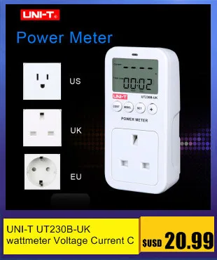 PEAKMETER PM6860 серия тестовая розетка er 110 В/220 В с GFCI RCD тест автоматический детектор электричества диагностический