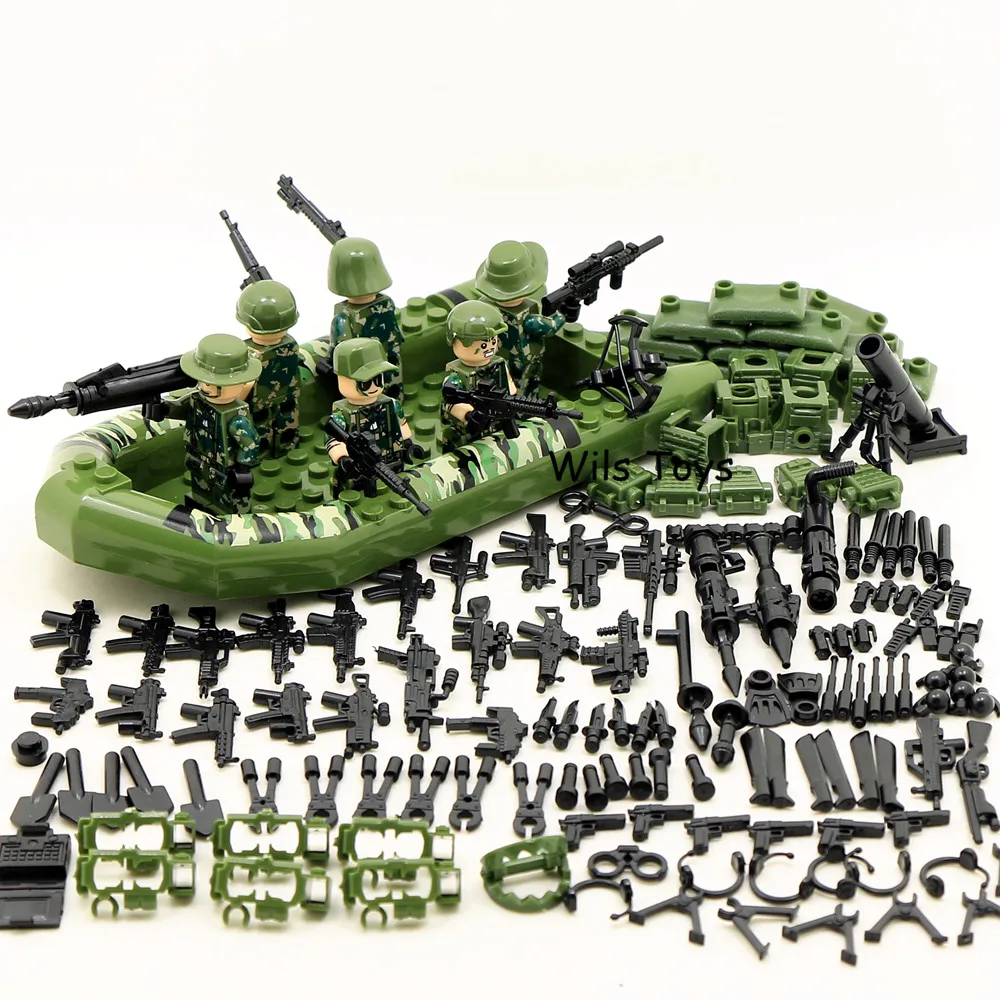 6pcs Armed forces Army MILITARY SWAT Seals Camouflage Soldiers Marine