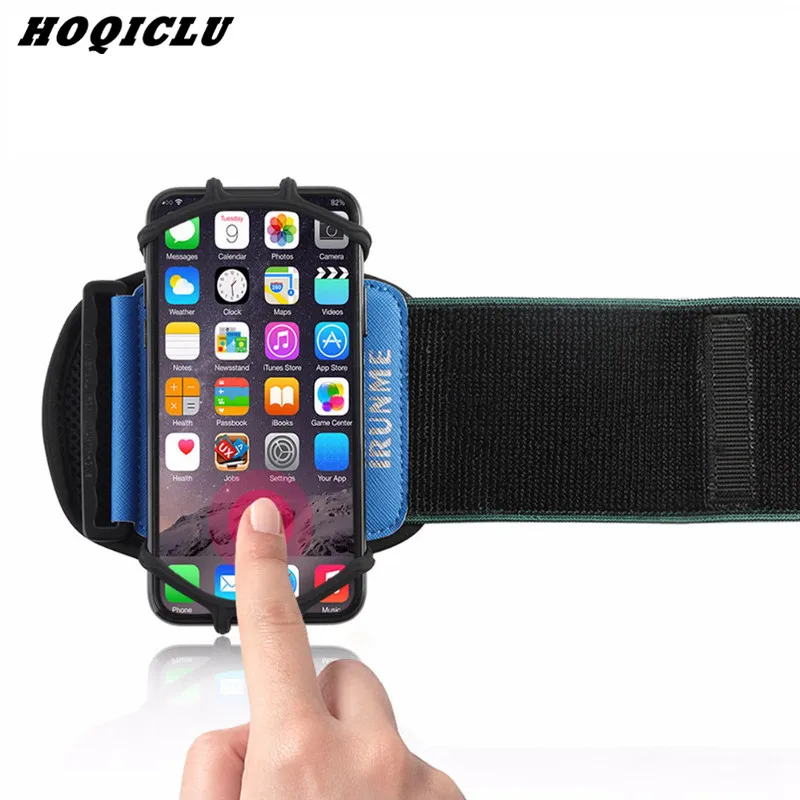 

Sports Armband Case for IPhone XR/XS 6 7 8 Universal Rotatable Wrist Running Sport Arm Band with Key Holder for 4-6 Inch Phone