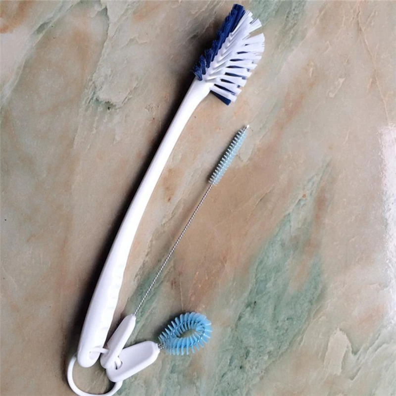 2018 New Practical Multifunctional Cleaning Brush Straw Lid Handle Extension Brush Cleaners Tool hot sale C0328#30              04