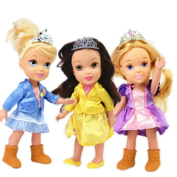 

15cm Original Girls Sleeping Beauty Belle Cinderella Dolls toy Lovely doll Christmas Gift