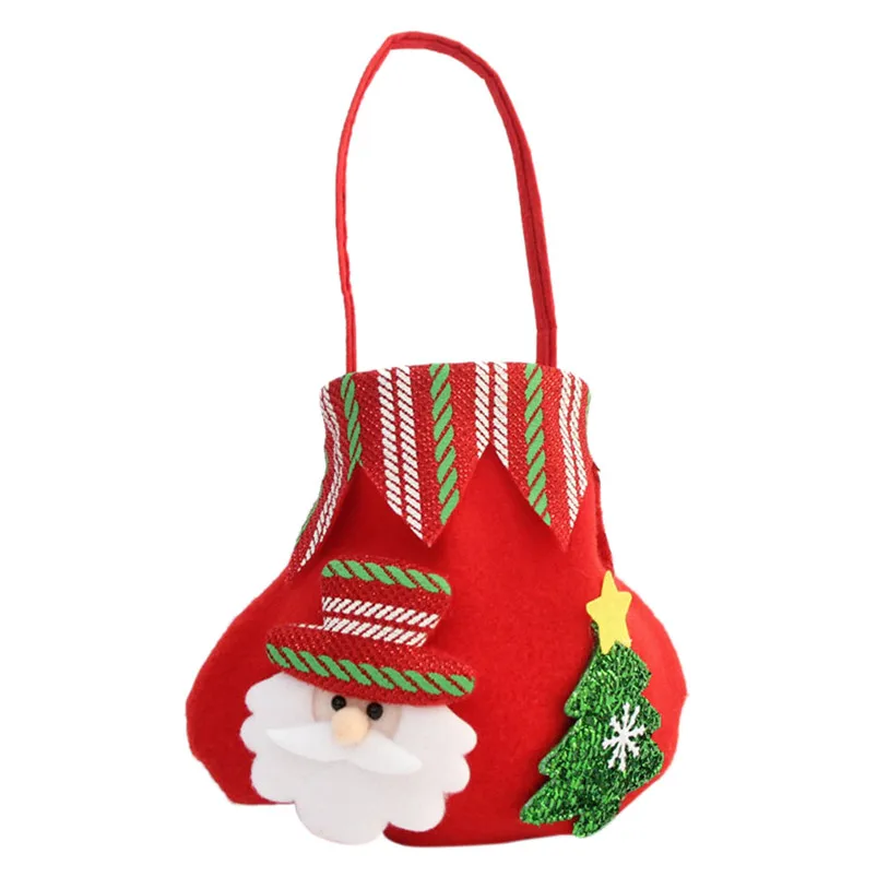 Creative Santa Claus Christmas Gift Bag Candy Bag Merry Christmas Bags Present Supplies Home Party Christmas Decor #4o23 (16)