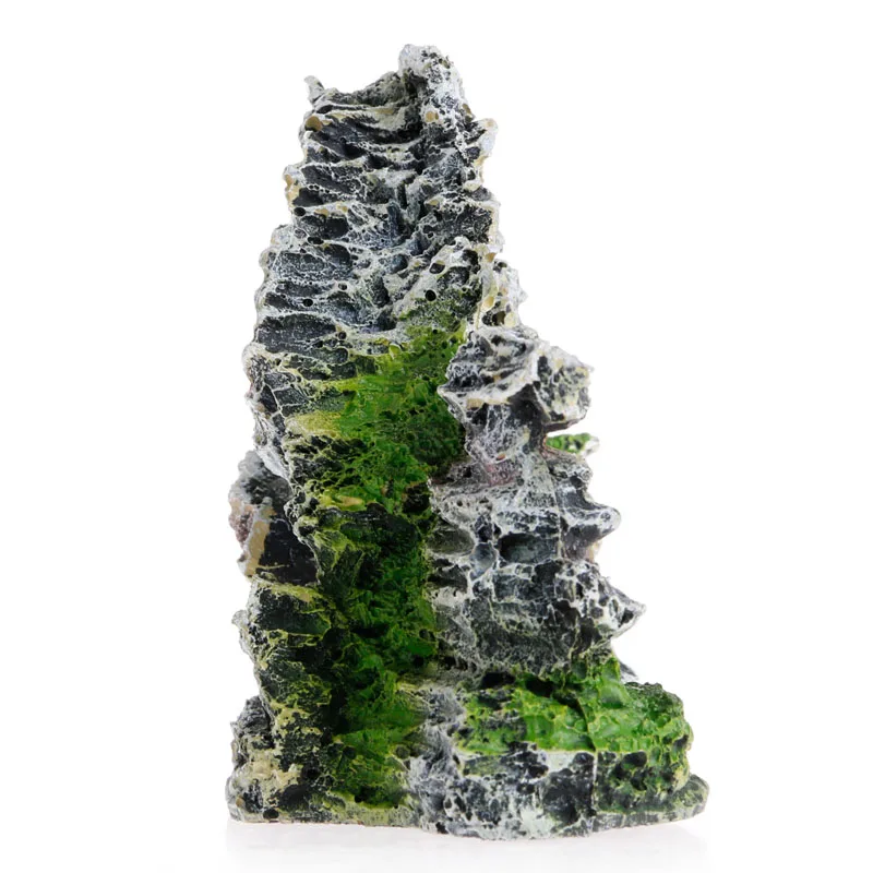 Аквариум с видом на горы rock grotte arbre pont аквариум ornement rocaille Декор