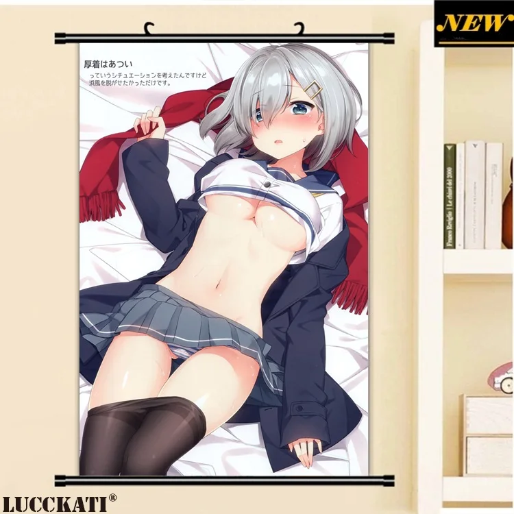 15 hamakaze_(kancolle) kantai_collection masuishi_kinoto no_bra pantsu pantyhose seifuku shimapan shirt_lift skirt_lift underboob_