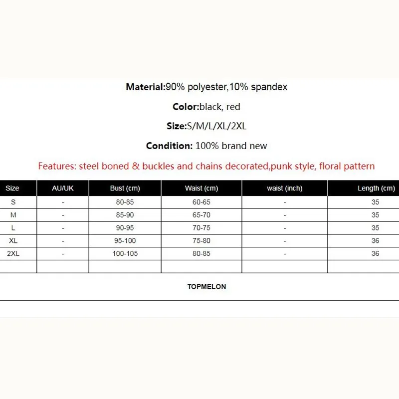 TOPMELON Steampunk Corset Gothic Steel Boned Flora Punk Bustiers Women Cut Out Chains Buttons Corselet Short Sleeve Bustier Tops