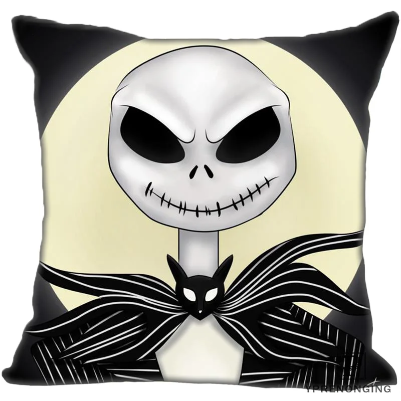 Best Custom Jack_Skellington(1)@ 1 Наволочка на подушку, спальня домашний квадратный наволочка на молнии(одна сторона)#190404-01-215